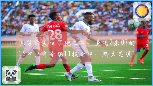 朱芳雨关注了他三年，身高2米07的15岁少年全场11投全中，潜力无限